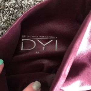 Pants - DYI High Shine Burgundy Leggings XS Pants - DYI High Shine Burgundy Leggings XS